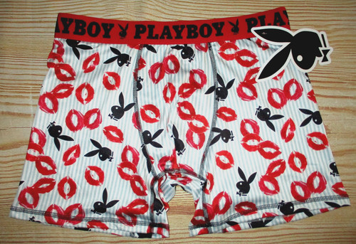 Mens playboy red - red, lips