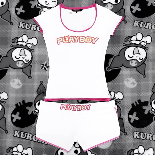 Playboy shirt shorts - playboy, t-shirt