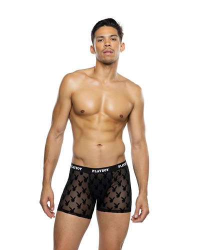 Playboy burnout bunny boxer - burnout,