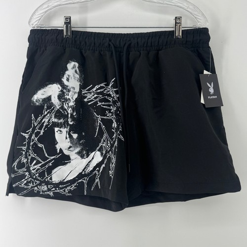 Playboy mens black graphic - black,