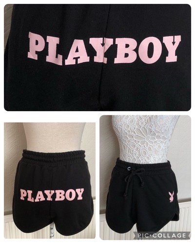 Playboy black shorts size - playboy,