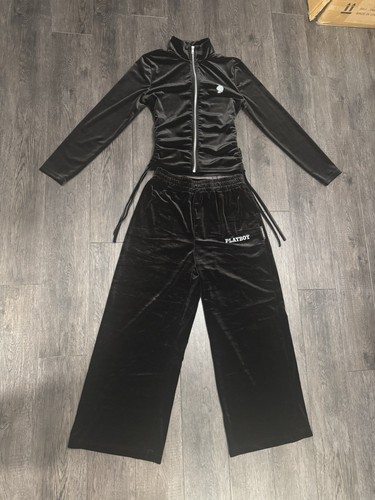 Set playboy terciopelo negro - playboy,