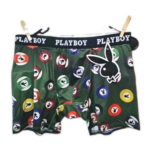 Playboy men green boxer - men's,